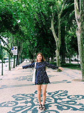 「Steve J ＆Yoni P（スティーブジェイアンドヨニピー）のアイテム」を使った、YULIMさん（レディース・173cm）の夏コーディネート