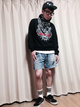 「JULIEN DAVID（ジュリエンデビッド）のアイテム」を使った、KEN(GA)さん（メンズ・170cm）の春コーディネート