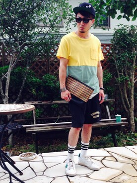 「MR.GENTLEMAN」｜「アイテム（その他）」を使った、KEN(GA)さん（メンズ・170cm）の夏コーディネート