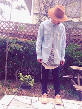 「TAKAHIROMIYASHITATheSoloIst.（タカヒロミヤシタザソロイスト）のアイテム（その他パンツ）」を使った、KEN(GA)さん（メンズ・170cm）の秋コーディネート