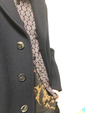 「DRIES VAN NOTEN（ドリスヴァンノッテン）のアイテム（ブルゾン）」を使った、junさん（メンズ・180cm）の冬コーディネート