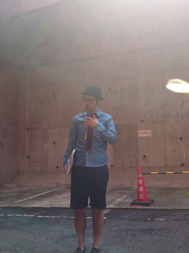 「ADAM ET ROPE'（アダムエロペ）のアイテム（アクセサリー）」を使った、ざキさん-2016さん（メンズ・178cm）の春コーディネート