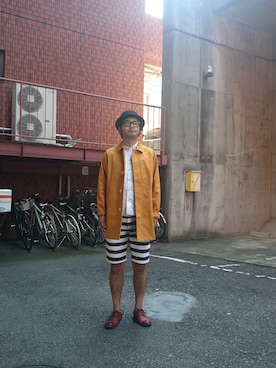 「アイテム（トレンチコート）」を使った、ざキさん-2016さん（メンズ・178cm・30代）の秋コーディネート