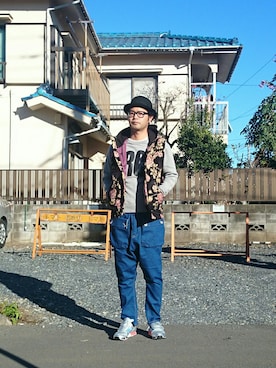 「VOO（ヴォー）のアイテム（ジャケット/アウター）」を使った、ざキさん-2016さん（メンズ・178cm）の冬コーディネート
