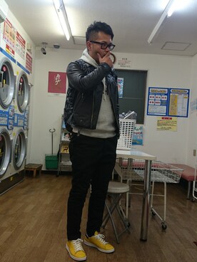 ざキさん-2016さん（メンズ・178cm）の冬コーディネート