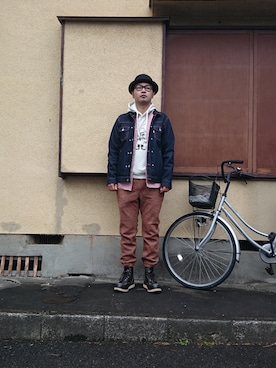 ざキさん-2016さん（メンズ・178cm）の冬コーディネート