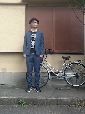 ざキさん-2016さん（メンズ・178cm）の春コーディネート