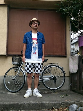 ざキさん-2016さん（メンズ・178cm）の夏コーディネート