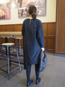 「中綿」｜「アイテム（ワンピース/ドレス）」を使った、holicholicさん（レディース・160cm）の冬コーディネート