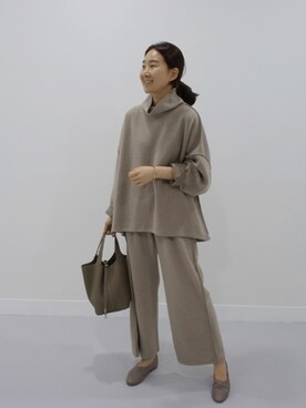 「ルーズフィット」｜holicholicさん（レディース・160cm）の冬コーディネート