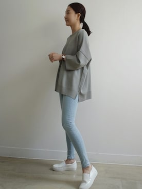 「ルーズフィット」｜holicholicさん（レディース・160cm）の春コーディネート