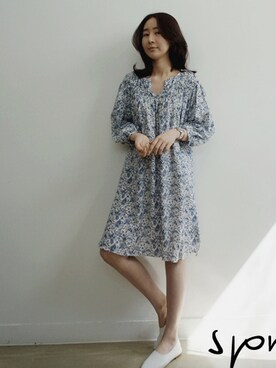 「春ワンピ」｜holicholicさん（レディース・160cm）の春コーディネート