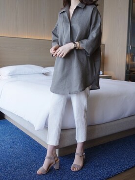 「お気に入りのTシャツ」｜holicholicさん（レディース・160cm）の春コーディネート
