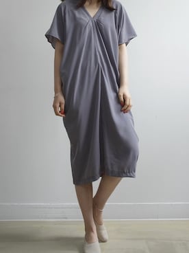 「ルーズフィット」｜「アイテム（ワンピース/ドレス）」を使った、holicholicさん（レディース・160cm）の夏コーディネート