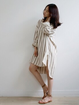 「レジメンタル」｜holicholicさん（レディース・160cm）の夏コーディネート