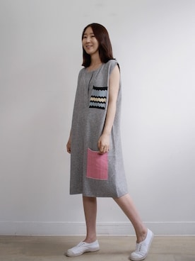 「フェススタイル」｜「アイテム（ワンピース/ドレス）」を使った、holicholicさん（レディース・160cm）の秋コーディネート