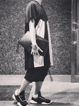 「JULIUS（ユリウス）のアイテム（アクセサリー）」を使った、けろさん（メンズ・165cm）の夏コーディネート