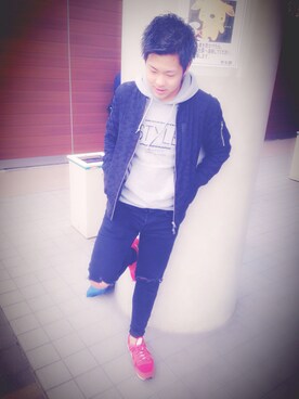 「style（スタイル）（スタイル）のアイテム」を使った、鳥原さん（メンズ・170cm）の春コーディネート