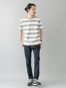 「URBAN RESEARCH（アーバンリサーチ）のアイテム（スニーカー）」を使った、otsukiさん（メンズ・184cm）の春コーディネート