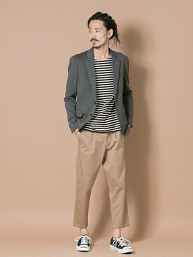 otsukiさん（メンズ・184cm）の秋コーディネート