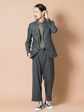 otsukiさん（メンズ・184cm）の秋コーディネート