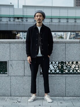 「URBAN RESEARCH（アーバンリサーチ）のアイテム（ダウンジャケット/コート）」を使った、otsukiさん（メンズ・184cm）の秋コーディネート
