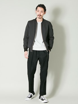 「WORK NOT WORK URBAN RESEARCH（ワークノットワークアーバンリサーチ）のアイテム（その他アウター）」を使った、otsukiさん（メンズ・184cm）の冬コーディネート