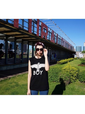 「STYLENANDA（スタイルナンダ）のアイテム（その他）」を使った、roxy.yロシさん（レディース・170cm）の夏コーディネート