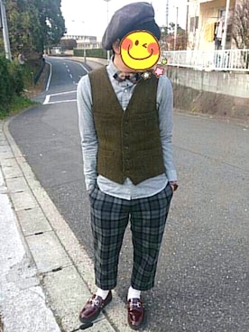 とんこつさん（メンズ・166cm）の秋コーディネート