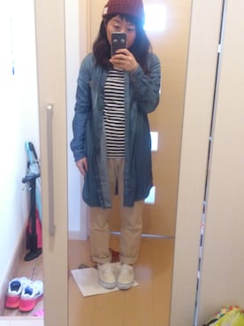 「失恋」｜ぺこまるさん（レディース・148cm）の春コーディネート