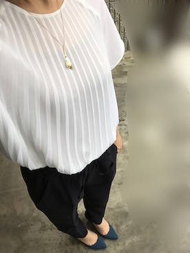 まるちこさん（レディース・156cm）の夏コーディネート