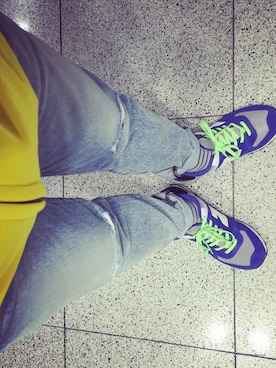 「テーパードデニム」｜Hideki  Sasadaさん（メンズ・179cm）の冬コーディネート