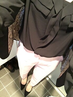 「オルチャンファッション」｜「アイテム（スラックス）」を使った、mei.hさん（レディース・158cm）の春コーディネート