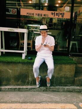 ひょんて 휴마늘치킨1호さんのコーディネート