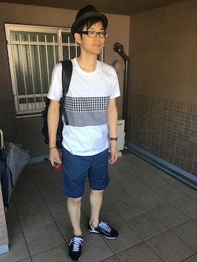 うなぎさん（メンズ・177cm）の夏コーディネート