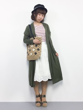 「cache cache（カシュ カシュ）のアイテム」を使った、ノ  ン  タ  ンさん（レディース・153cm・10代）の夏コーディネート