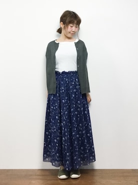 「チャイハネ（チャイハネ）のアイテム（スニーカー）」を使った、ノ  ン  タ  ンさん（レディース・153cm）の夏コーディネート