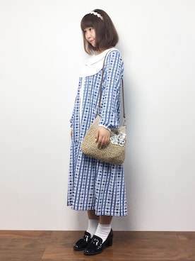 「cache cache（カシュ カシュ）のアイテム」を使った、ノ  ン  タ  ンさん（レディース・153cm・10代）の夏コーディネート