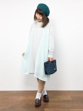 「フェリシモキッズ（フェリシモキッズ）のアイテム」を使った、ノ  ン  タ  ンさん（レディース・153cm）の夏コーディネート