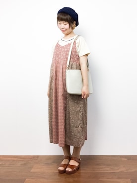 「cache cache（カシュ カシュ）のアイテム」を使った、ノ  ン  タ  ンさん（レディース・153cm・10代）の夏コーディネート