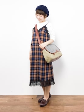 ノ ン タ ンさん(レディース・153cm)の秋コーディネート