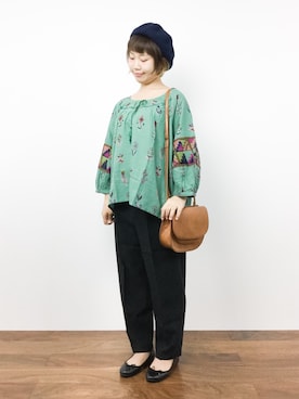 「きちんとスタイル」｜ノ  ン  タ  ンさん（レディース・153cm・20代）の秋コーディネート