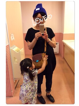 「トイレから失礼しやす」｜「アイテム（その他シューズ）」を使った、ななうさん（レディース・151cm）の秋コーディネート