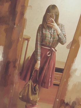 ٩(๑´0`๑)۶沐霏さんのコーディネート