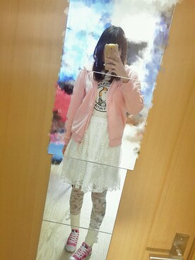 ٩(๑´0`๑)۶沐霏さんのコーディネート