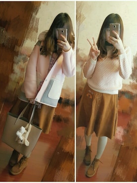 ٩(๑´0`๑)۶沐霏さんのコーディネート