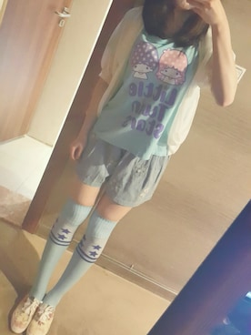 ٩(๑´0`๑)۶沐霏さんのコーディネート