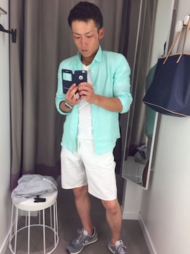 まっちゃん☆さん（メンズ・172cm）の夏コーディネート