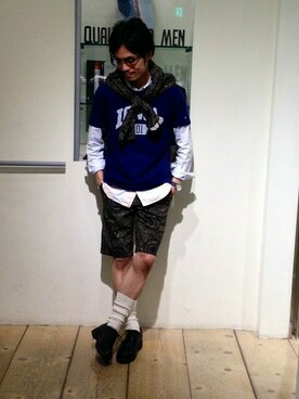 haraShinさん（メンズ・166cm）の春コーディネート