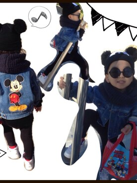 「子供服」｜ru_iiさん（キッズ・100cm）の冬コーディネート